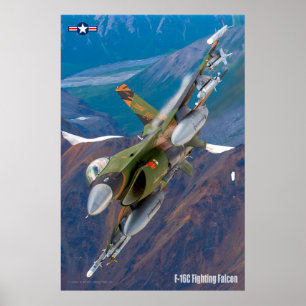 F-16C FIGHTING FALCON POSTER