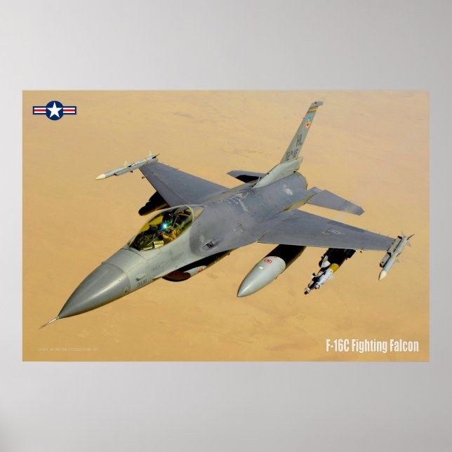 F-16C FIGHTING FALCON POSTER (Front)