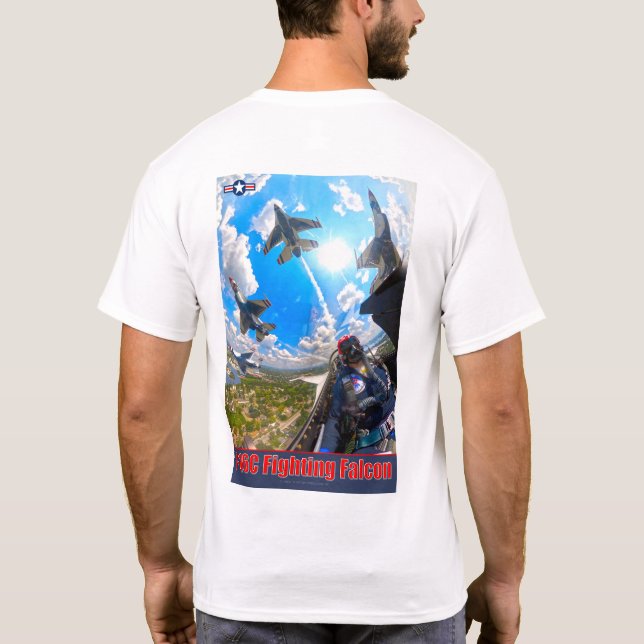 F-16C FIGHTING FALCON T-Shirt (Back)