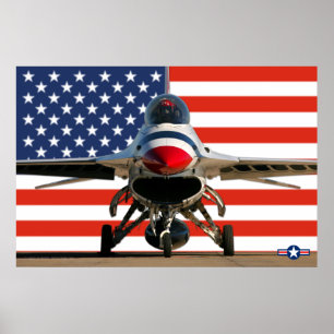 F-16D FIGHTING FALCON POSTER