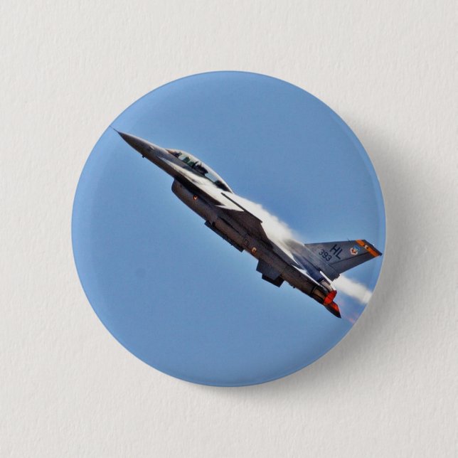 F 16s Jets Fighters Airplanes 2 Inch Round Button (Front)