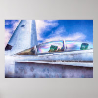 F-18 HORNET FIGHTER JET At Ease
