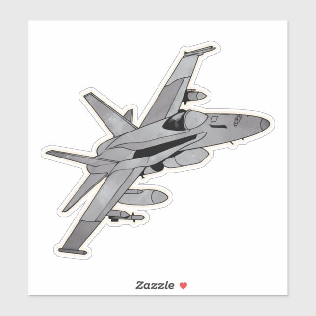 F-18 Hornet, Multirole Fighter Jet Aircraft (Sheet)