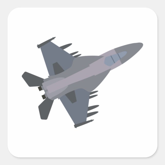 F-18 hornet square sticker (Front)