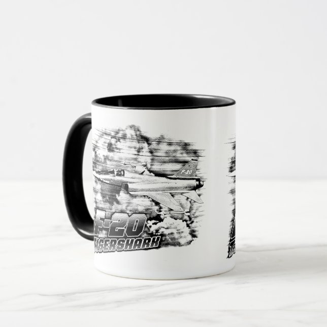 F-20 Tigershark Mug (Front Left)