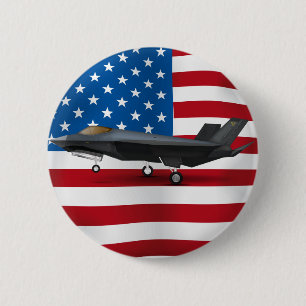 F-22 2 INCH ROUND BUTTON