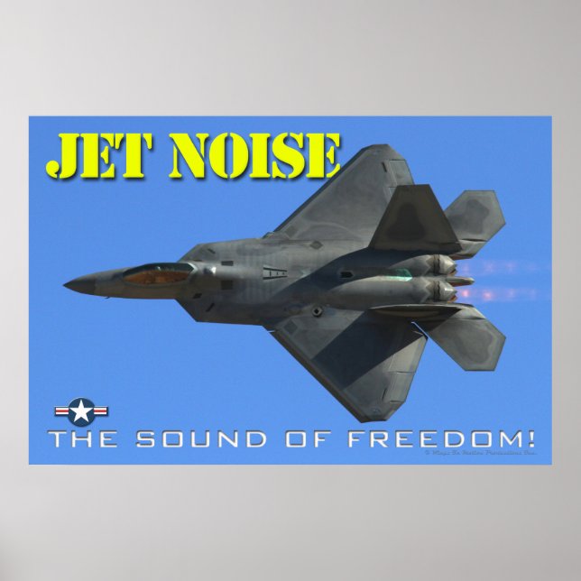 F-22 Jet Noise Poster (Front)