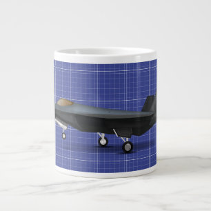 F-22 LARGE COFFEE MUG