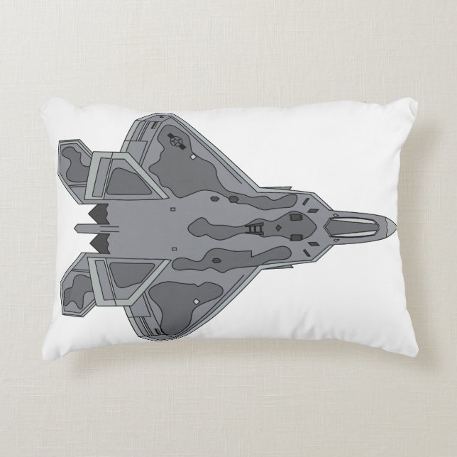 F-22 Raptor Accent Pillow (Front)