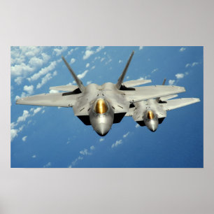 F-22 Raptor Aircraft Poster