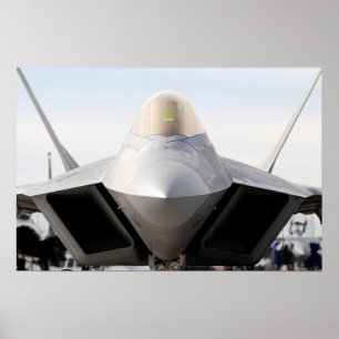 F-22 Raptor Aircraft Poster