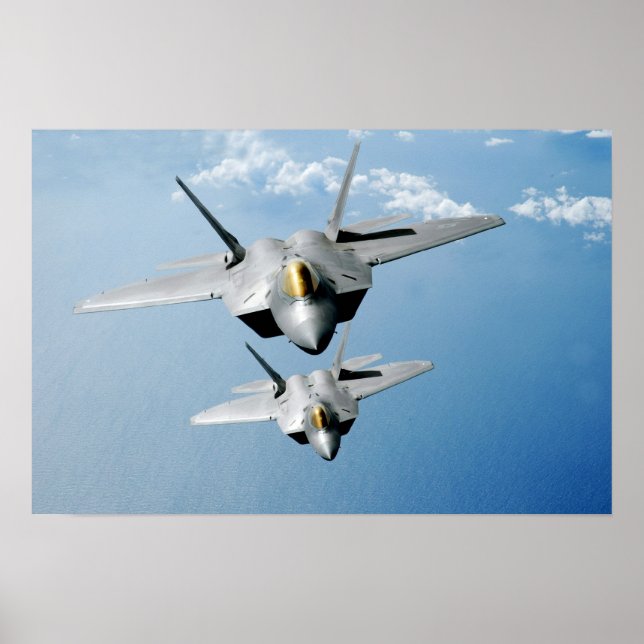 F-22 Raptor Aircraft Poster (Front)