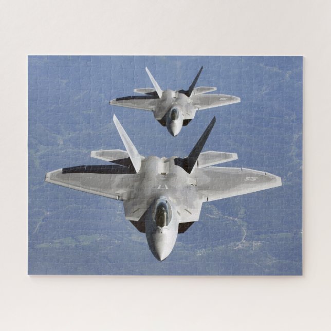 F-22 Raptor Fifth Generation Stealth Fighter Jet Jigsaw Puzzle (Horizontal)