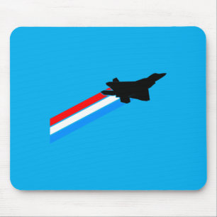 F-22 Raptor Fighter Jet Performance Mouse Pad