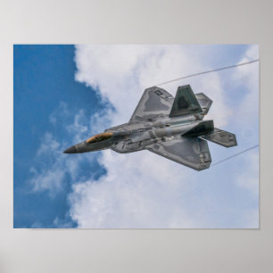 F-22 Raptor Fighter Jet Poster