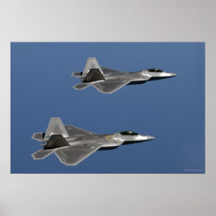 F-22 Raptor Flight Poster