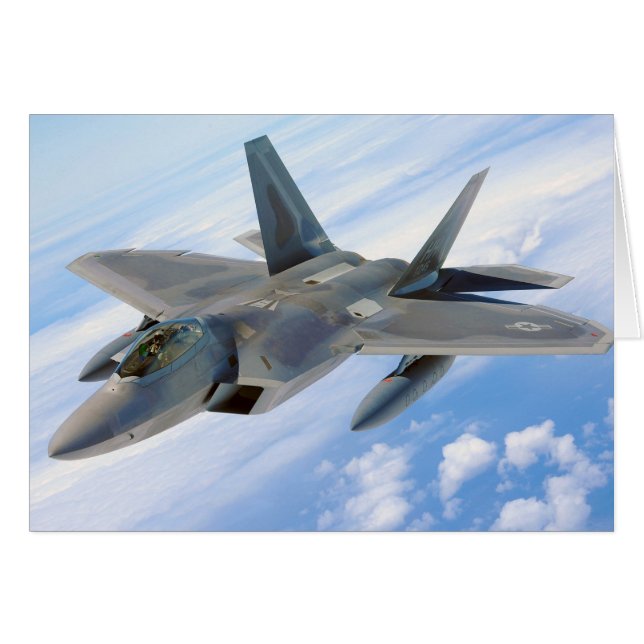 F-22 Raptor Military Jet (Devant horizontal)