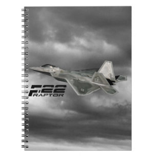F-22 RAPTOR Photo Notebook (80 Pages B&W)