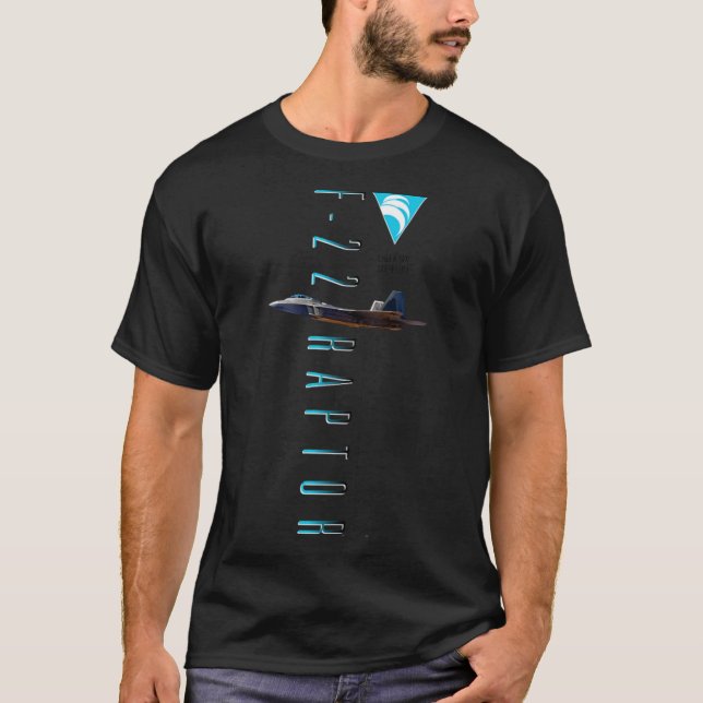 F-22 Raptor Stealth Air Superiority Fighter T-Shir T-Shirt (Front)