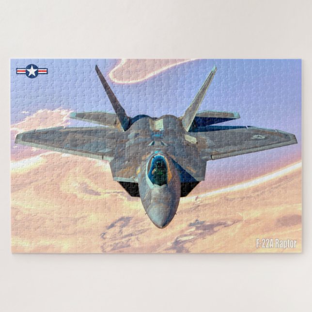 F-22A RAPTOR (20x30 INCH) Jigsaw Puzzle (Horizontal)