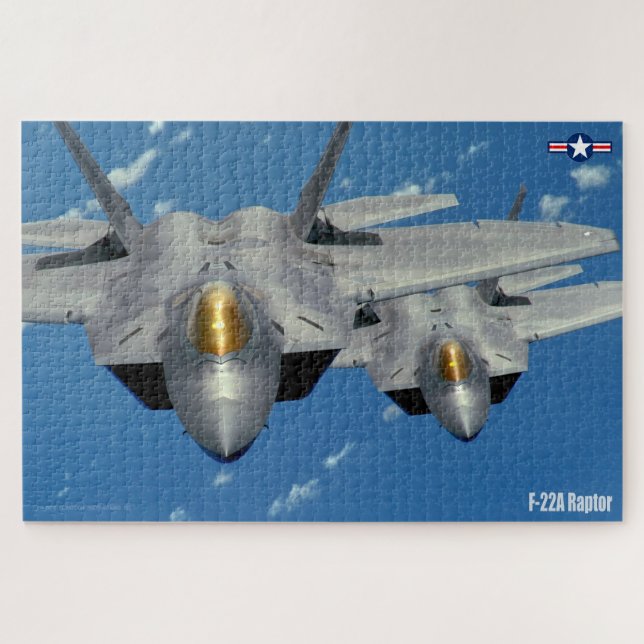 F-22A RAPTOR (20x30 INCH) Jigsaw Puzzle (Horizontal)