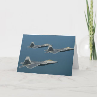F-22A Raptor Aircraft Poster Card