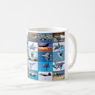 F-22A RAPTOR “MONTAGE” COFFEE MUG