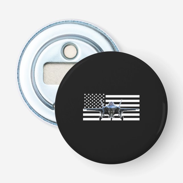 F-35 (Black Flag) Bottle Opener (Front)