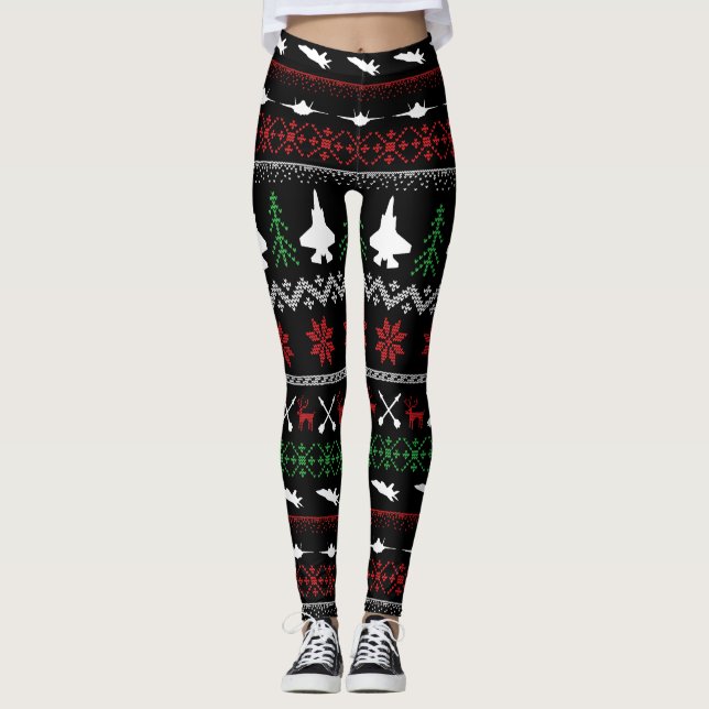 F-35 Christmas leggings (Front)