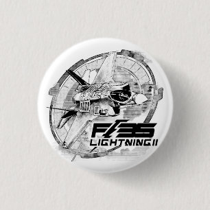 F-35 Lightning II 1 Inch Round Button