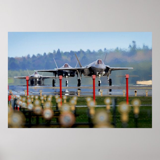 F-35 Lightning II Aircraft Poster (Front)