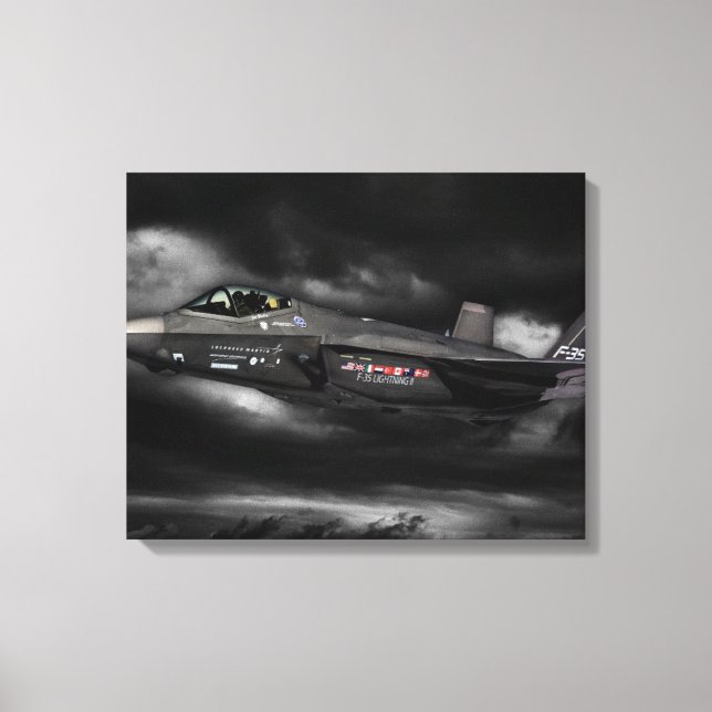 F-35 Lightning II Canvas Print (Front)