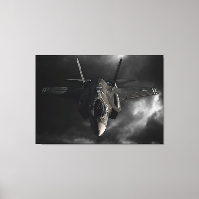 F-35 Lightning II Canvas Print (Front)