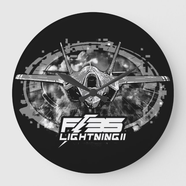 F-35 Lightning II Large Clock (Front)