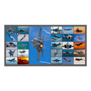 F-35 LIGHTNING II “MONTAGE” POSTER
