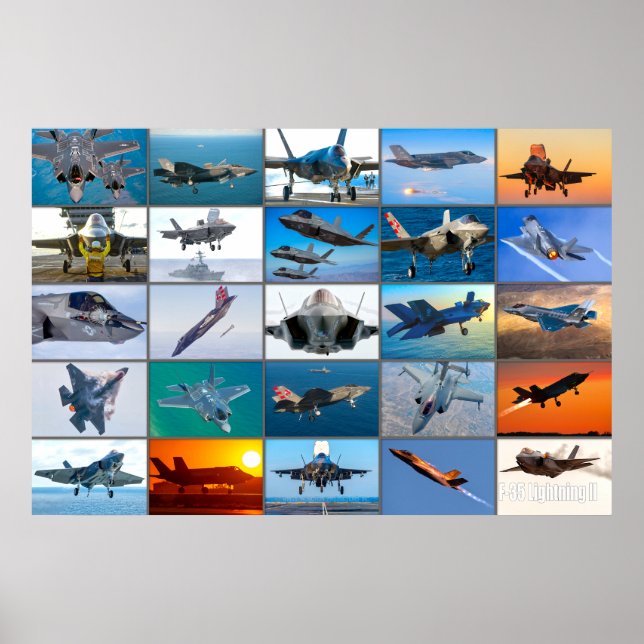 F-35 LIGHTNING II “MONTAGE” POSTER (Front)