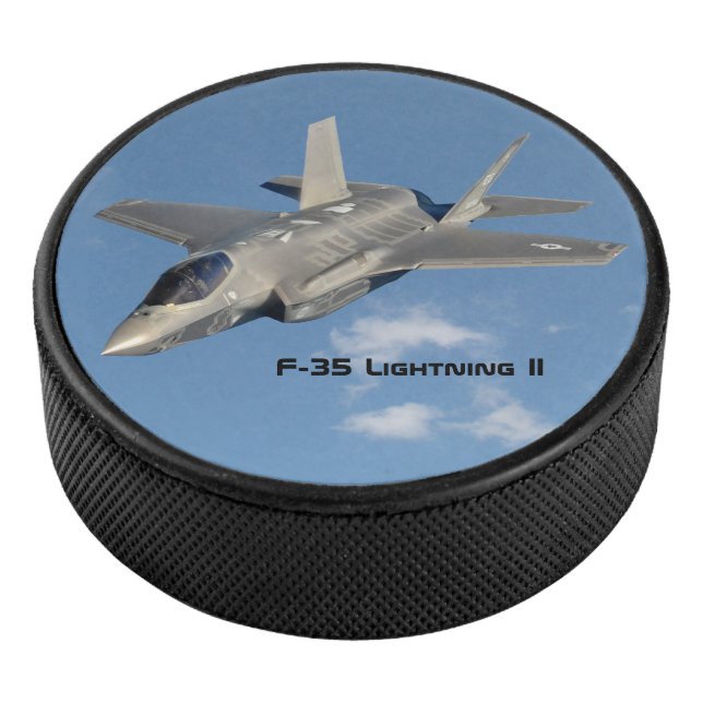 F-35 Lightning II Panther Jet Fighter Hockey Puck (3/4)