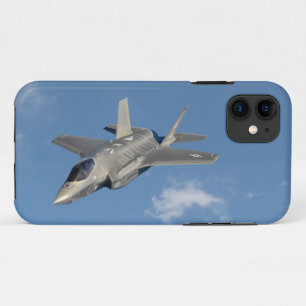 F-35 Lightning II Panther Jet Fighter in Sky iPhone 11 Case