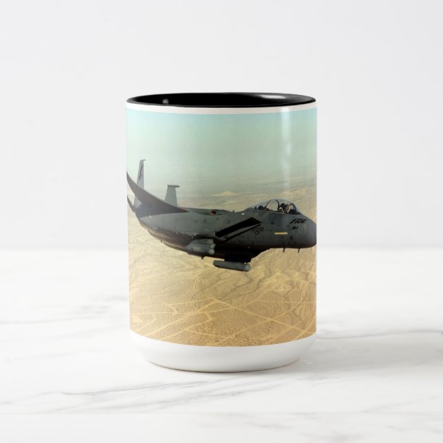 F-35 Lightning II Two-Tone Coffee Mug (Center)