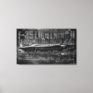 F-35 Lightning II Wrapped Canvas