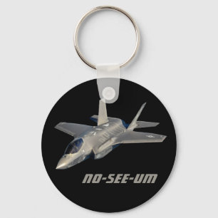 F-35 No-See-Um Jet Fighter Keychain