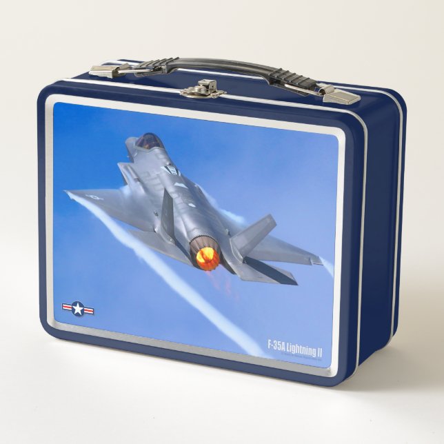 F-35A LIGHTNING II METAL LUNCH BOX (Front)