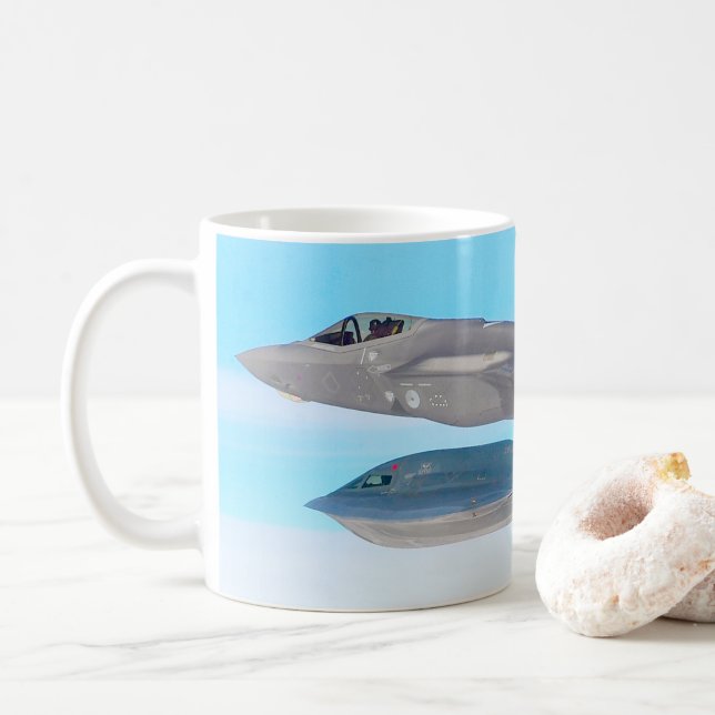 F-35A LIGHTNING II (NETHERLANDS) COFFEE MUG (With Donut)