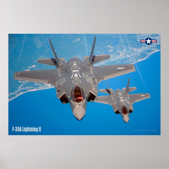 F-35A LIGHTNING II POSTER (Front)