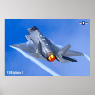 F-35A LIGHTNING II POSTER