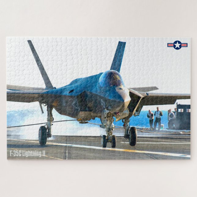 F-35C LIGHTNING II (20x30 INCH) Jigsaw Puzzle (Horizontal)