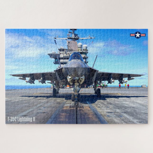 F-35C LIGHTNING II (20x30 INCH) Jigsaw Puzzle (Horizontal)
