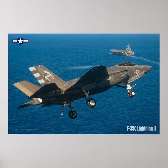 F-35C LIGHTNING II POSTER (Front)