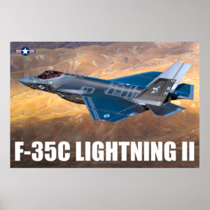 F-35C LIGHTNING II POSTER