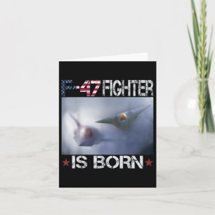 F 47 Fighter Jet F47 6th Gen Fighter F-47 Us Air F Card